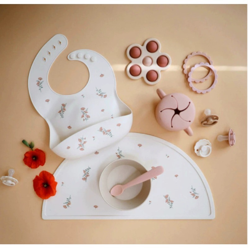 Silicone Baby Bibs - Śliczny Śliniak do Karmienia, Śliniak na