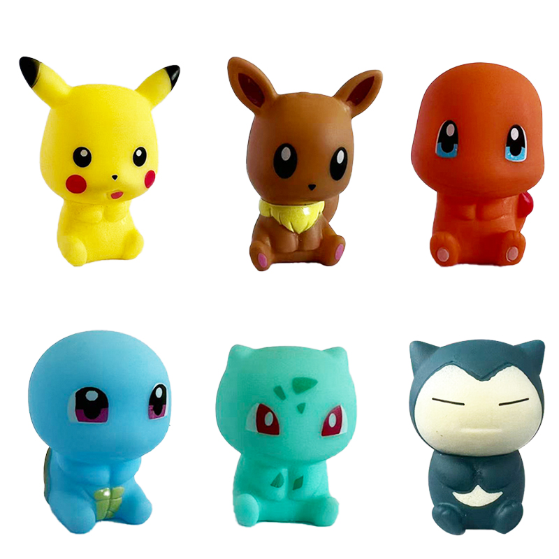 Baby Products Useful - 6 szt. Zabawki do kąpieli Pokemon