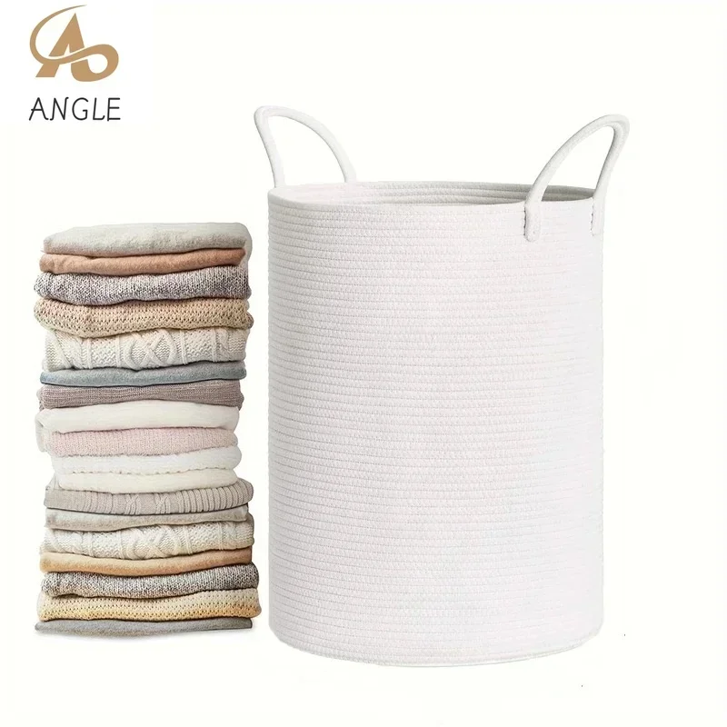 Baby Products Basket - Duży pleciony kosz na pranie Organizer