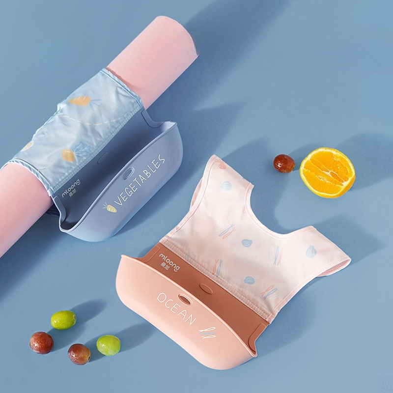 Silicone Baby Bibs - Śliniaki dziecięce wodoodporne, miękkie silikonowe śliniaki,