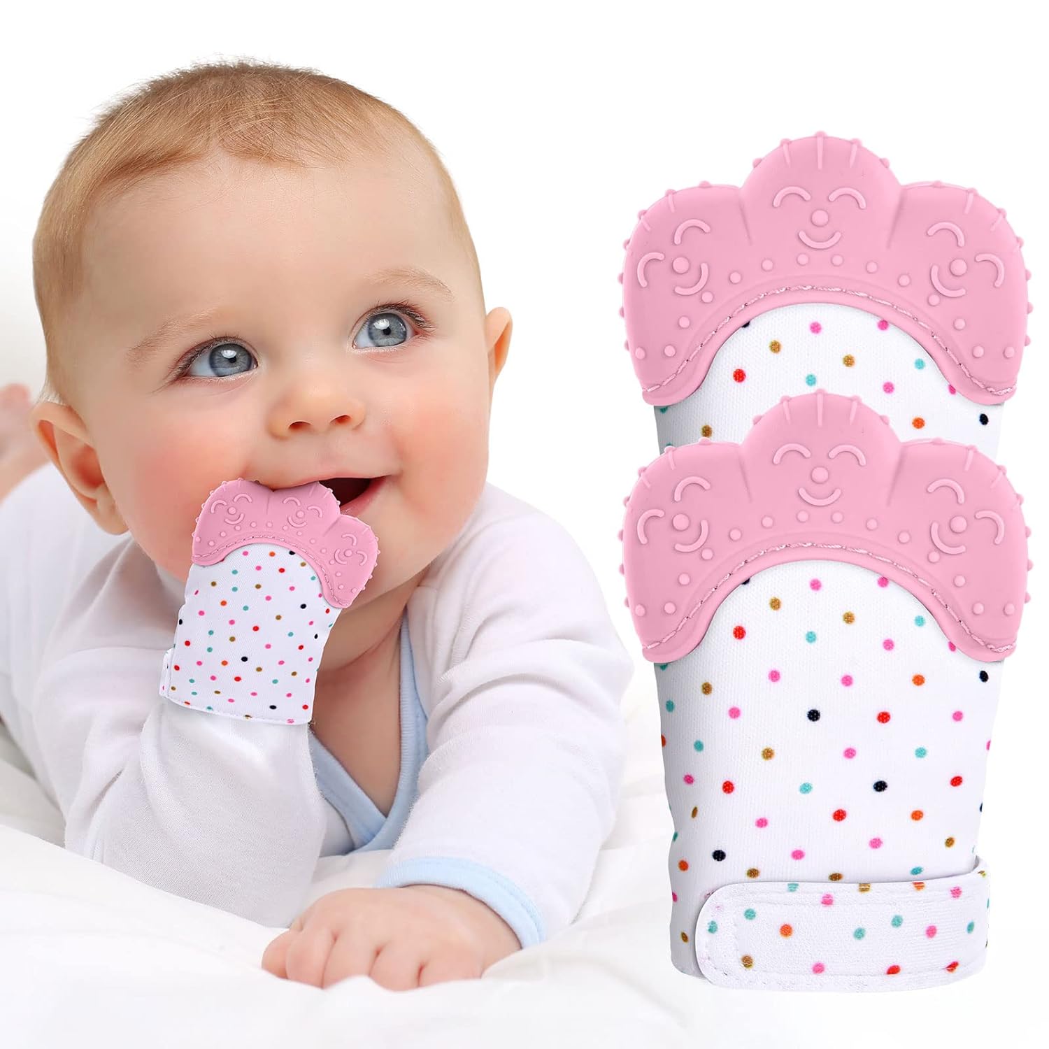 Teething Mitten Baby - kuchenne dla niemowląt Rękawiczki silikonowe dla