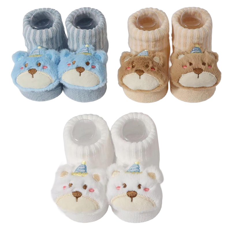 Baby Products Useful - 3 pary/zestaw skarpetek dziecięcych dla dziewczynek
