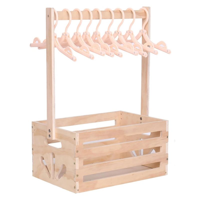 Baby Products Gift Baskets - A25F - Drewniany kosz na prezenty