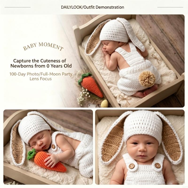 Baby Products Useful - Szydełkowe, dziergane rekwizyty do sesji noworodkowych,