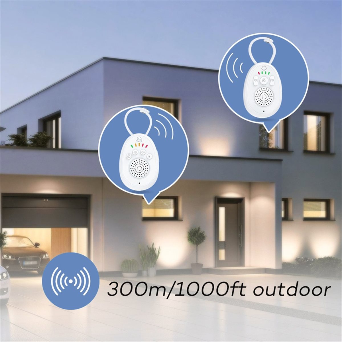 Baby Monitor Sensor - ~WYPRZEDAŻ Bezprzewodowy niania elektroniczna 2.4GHz, mały