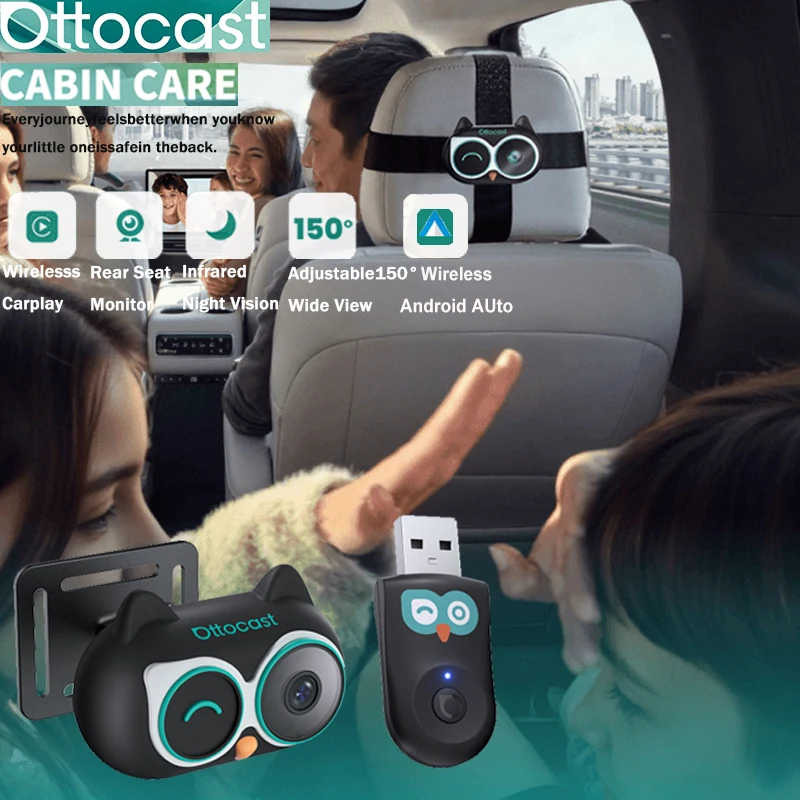 Baby Monitor Sensor - Adapter Ottocast Cabin Care Wireless CarPlay