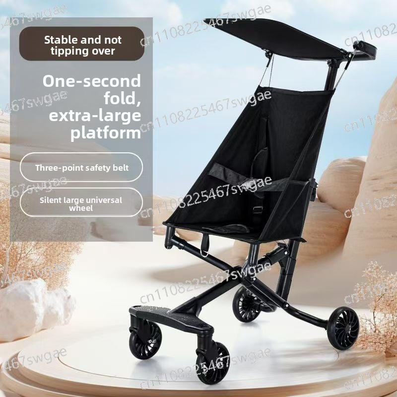 Baby Walker Activity - Ultralekki, składany wózek-chochla dla niemowląt, kompaktowy,