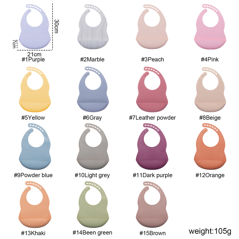 0-3 lat śliniak dla niemowląt  – Silicone Baby Bibs recenzja i cena
