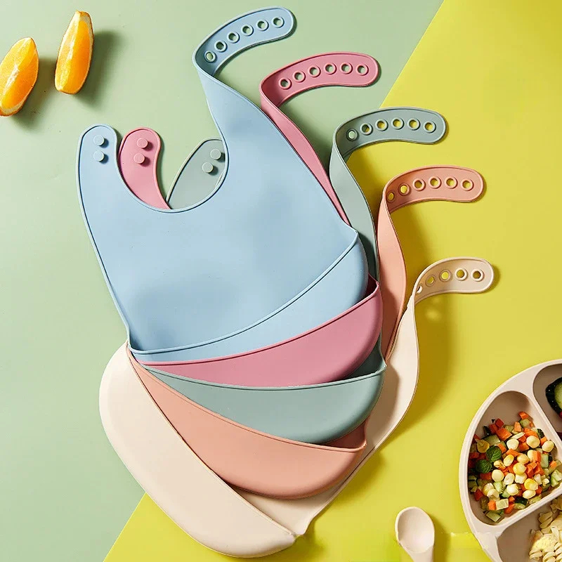 1-3 szt. Śliniak dla niemowląt – Silicone Baby Bibs recenzja i cena