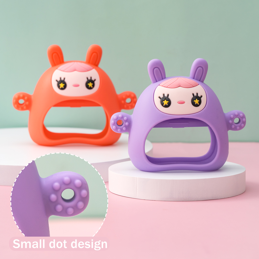 1 szt. Silikonowy gryzak dla n – Teething Mitten Baby recenzja i cena
