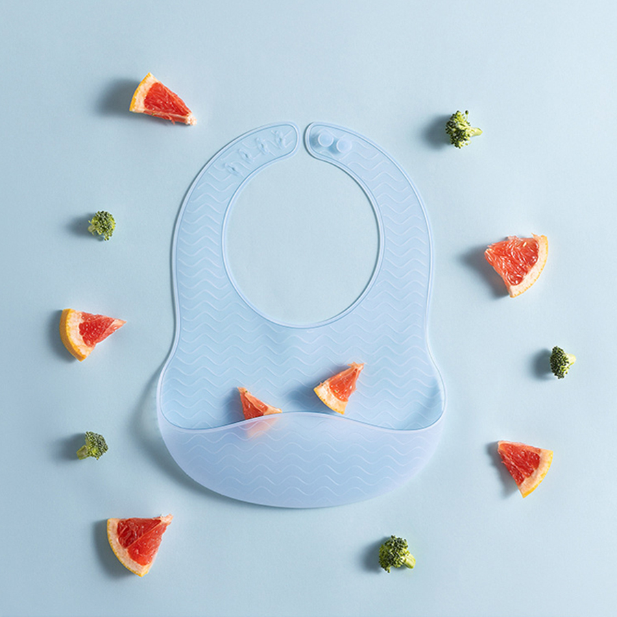 1 szt. BabySilicone Jelly Bib  – Silicone Baby Bibs recenzja i cena