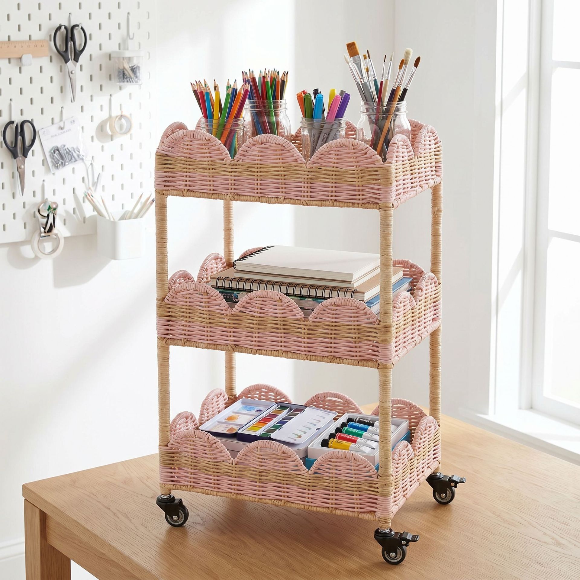 Półka z imitacji rattanu, plec – Baby Products Basket recenzja i cena