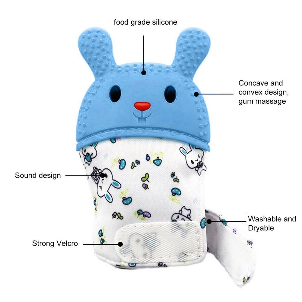 Uroczy silikonowy gryzak dla n – Teething Mitten Baby recenzja i cena