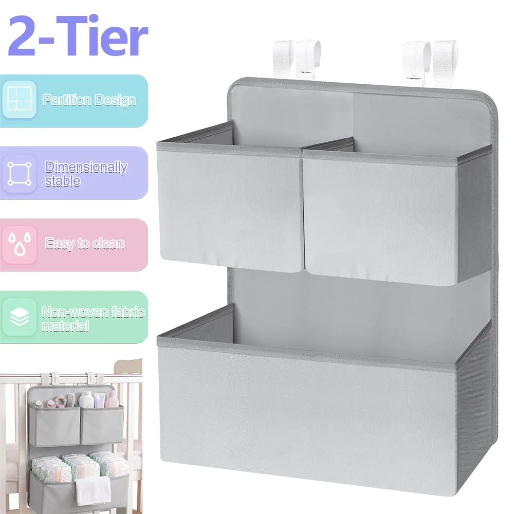 Dwupoziomowy wiszący organizer – Baby Products Basket recenzja i cena