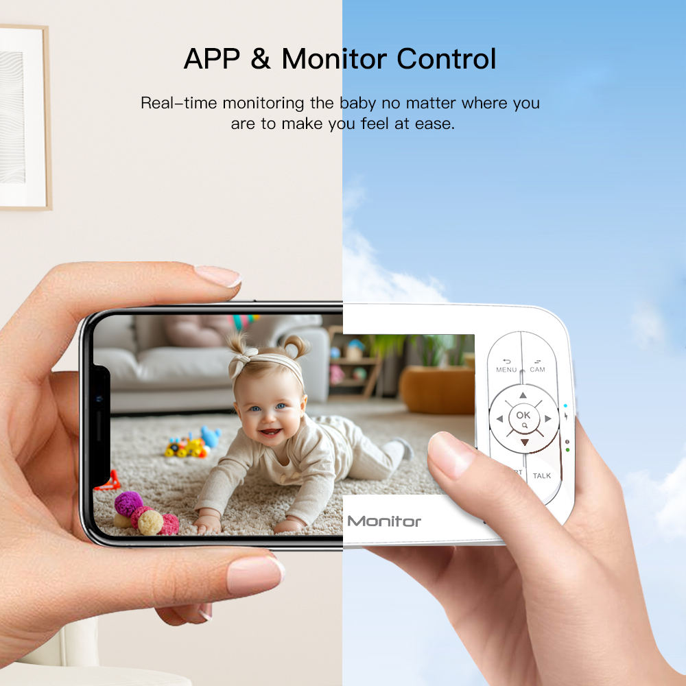 Kamera dla dziecka 5 cali 2MP  – Baby Monitor Sensor recenzja i cena