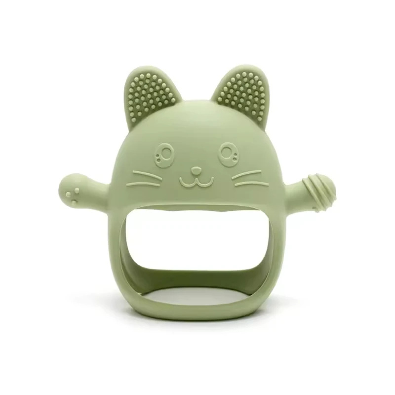 1 szt. Silikonowe gryzaki dla  – Teething Mitten Baby recenzja i cena