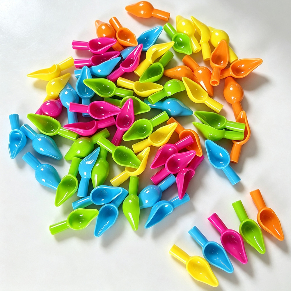 Mini kolorowe plastikowe łyżec – Baby Products Useful recenzja i cena